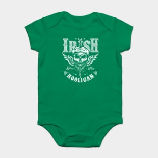 Irish Hooligan St Patricks Celtic Distressed Baby Bodysuit